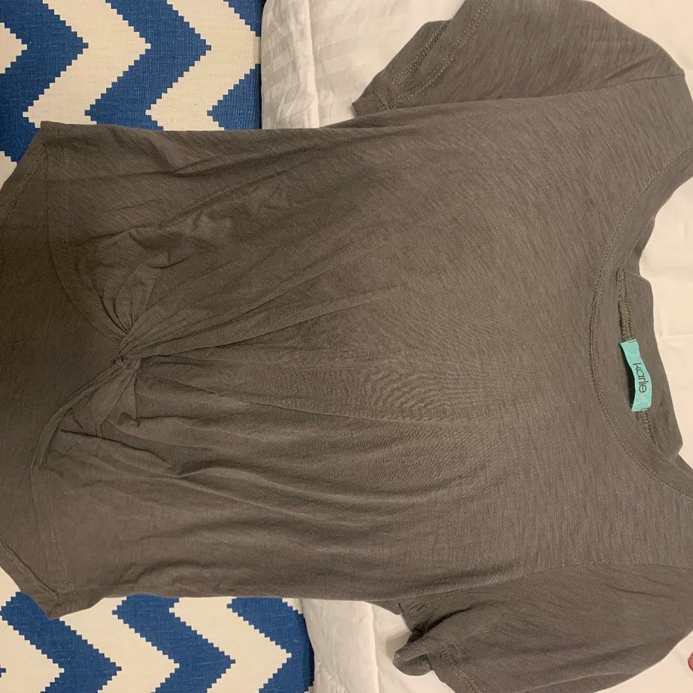 karlie front knot top